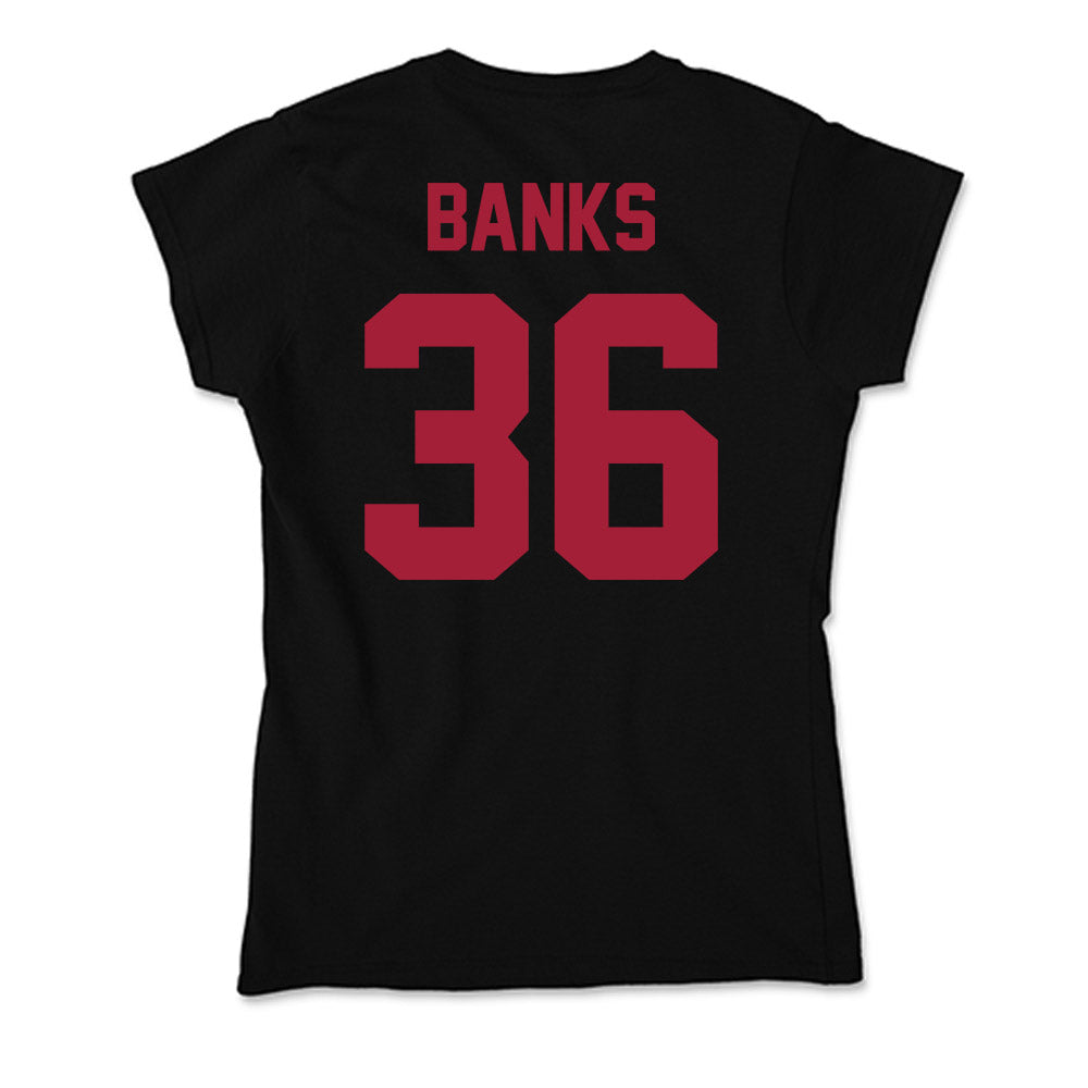 Alabama - NCAA Baseball : Hagan Banks - Soft Style Women’s T-Shirt-1