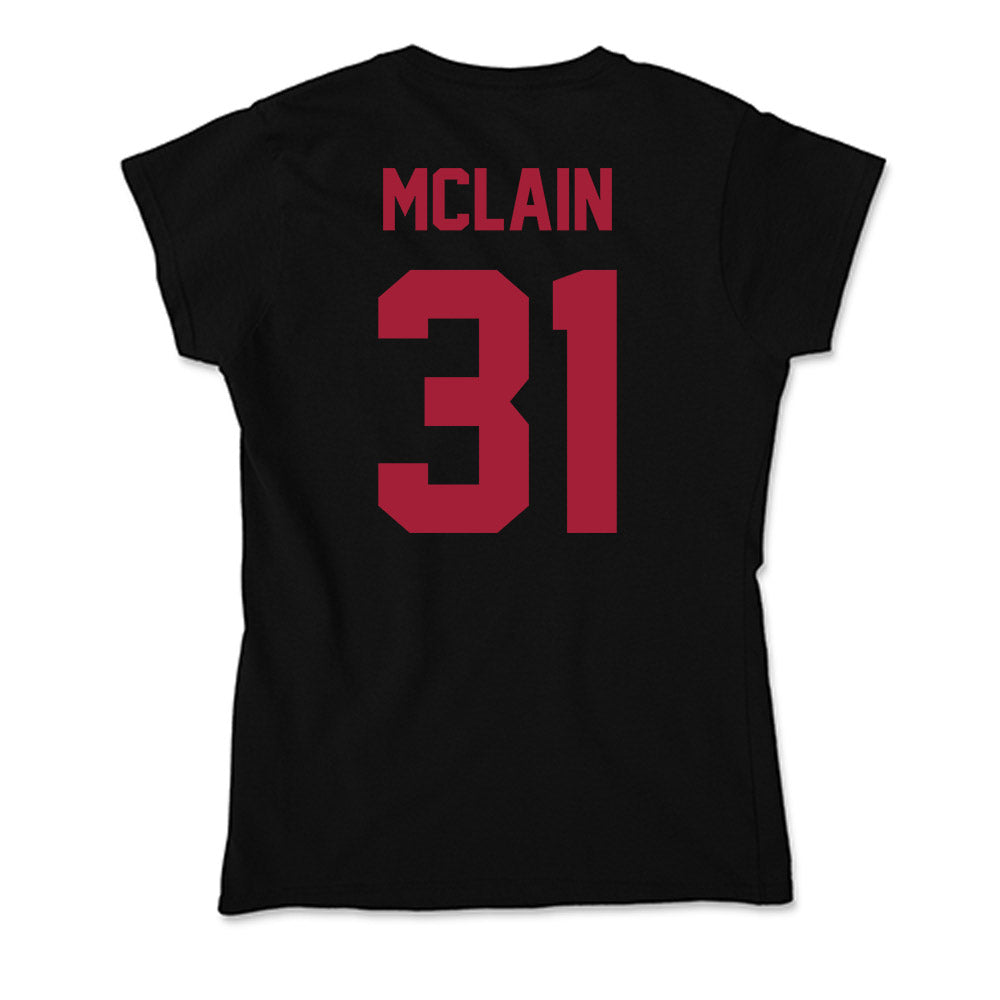 Alabama - Football Alumni : Greg McLain - Soft Style Women’s T-Shirt-1