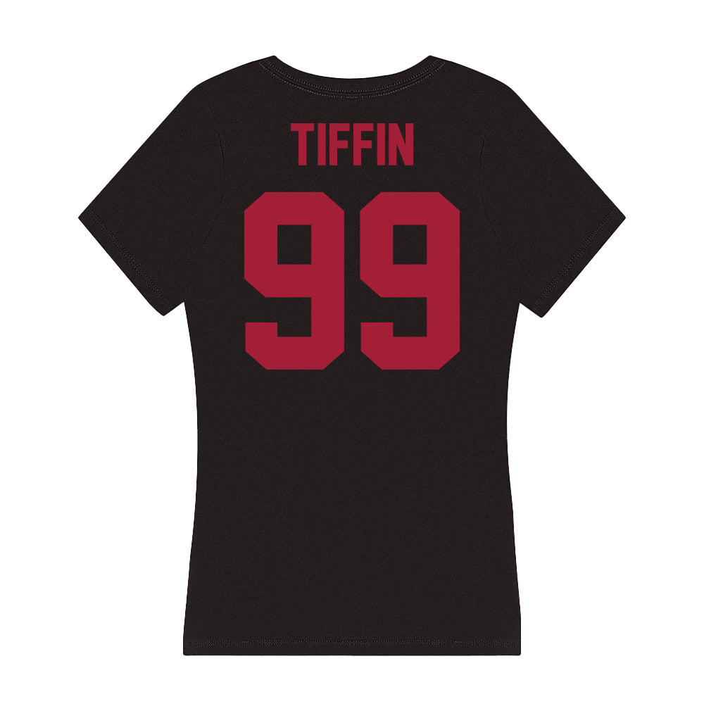 Alabama - Football Alumni : Leigh Tiffin - Women's V-Neck T-Shirt-1