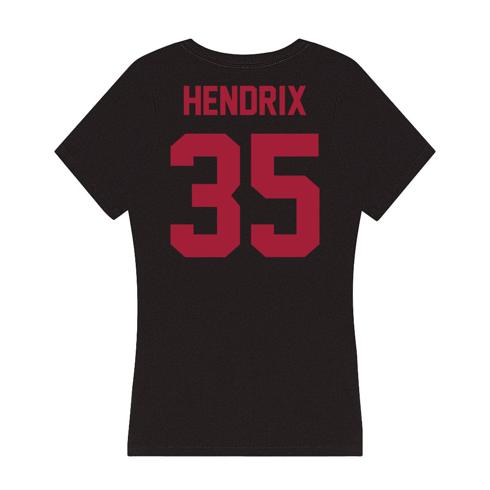 Alabama - Men's Basketball Alumni : Richard Hendrix - Women's V-Neck T-Shirt-1