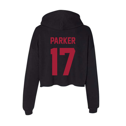 Alabama - Softball Alumni : Lauren Parker - Women's Crop Fleece Hoodie-1