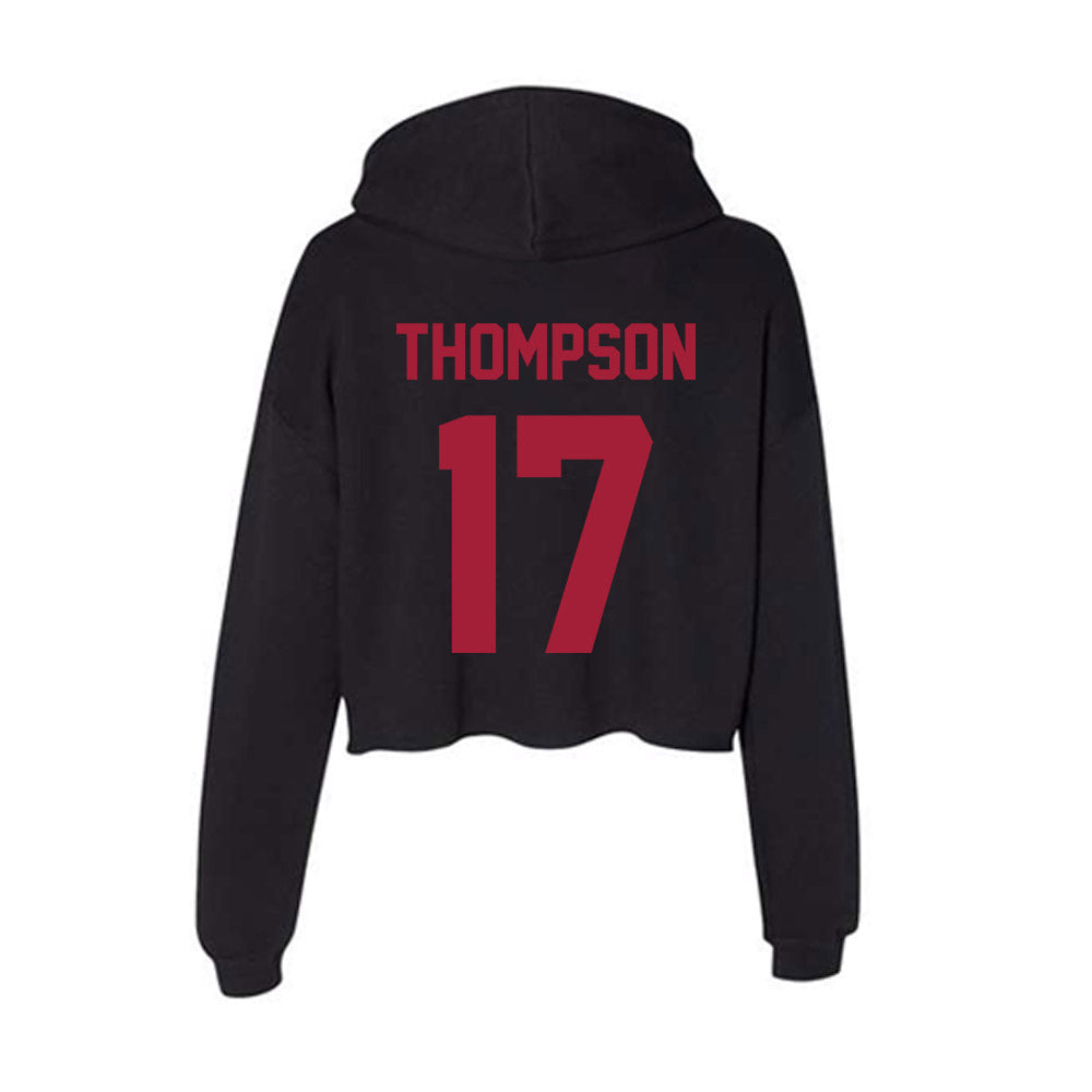 Alabama - NCAA Women's Volleyball : Paris Thompson - Women's Crop Fleece Hoodie-1