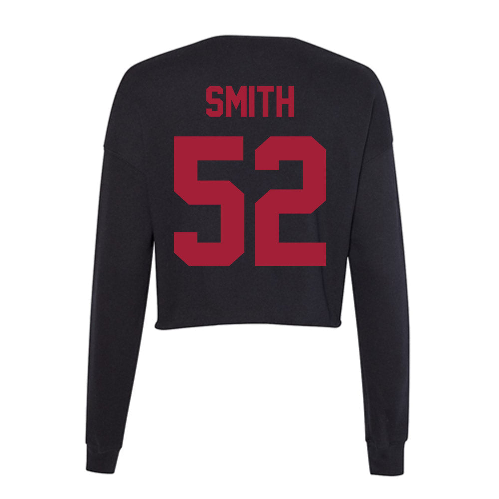 Alabama - Football Alumni : Sid Smith - Women's Cropped Crew Fleece-1