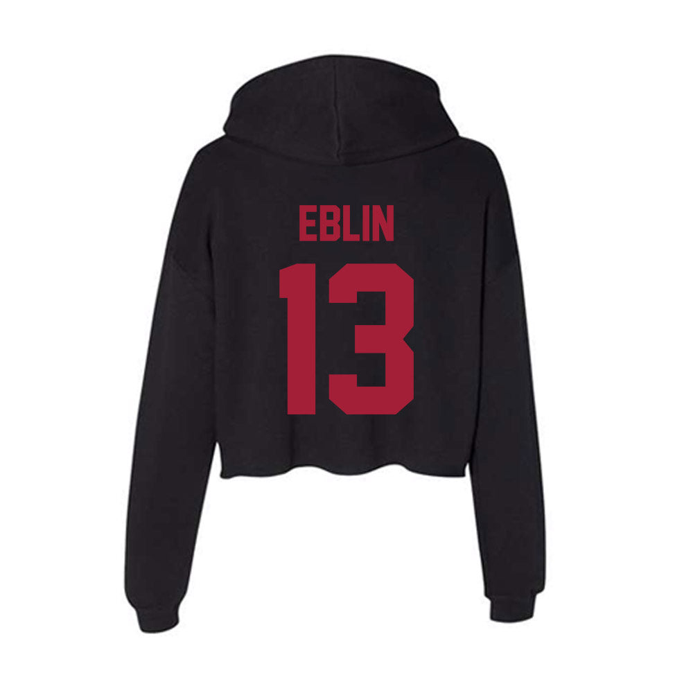 Alabama - NCAA Baseball : Bryce Eblin - Women's Crop Fleece Hoodie-1