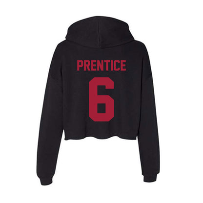 Alabama - NCAA Football : Kobe Prentice - Women's Crop Fleece Hoodie-1