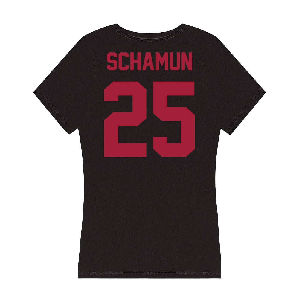 Alabama - Football Alumni : Russ Schamun - Women's V-Neck T-Shirt-1