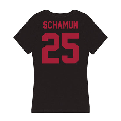 Alabama - Football Alumni : Russ Schamun - Women's V-Neck T-Shirt-1