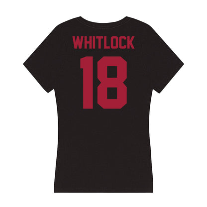 Alabama - Football Alumni : Darin Whitlock - Women's V-Neck T-Shirt-1