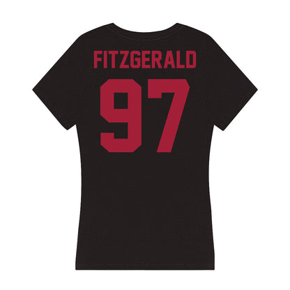 Alabama - Football Alumni : PJ Fitzgerald - Women's V-Neck T-Shirt-1