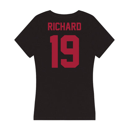 Alabama - Softball Alumni : Danielle Richard - Women's V-Neck T-Shirt-1