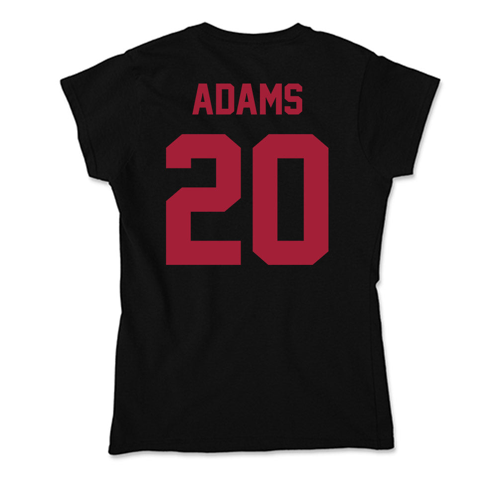 Alabama - NCAA Baseball : Zane Adams - Soft Style Women’s T-Shirt-1