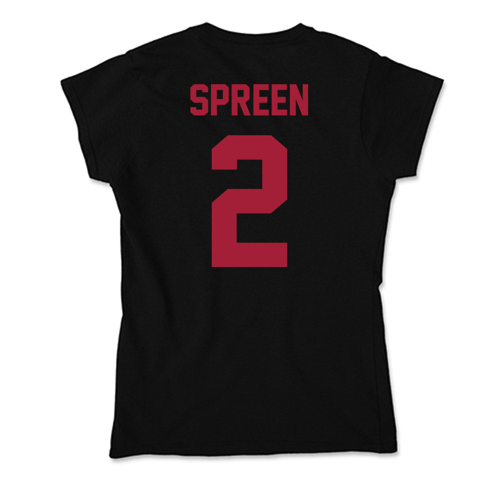 Alabama - NCAA Women's Basketball : Chloe Spreen - Soft Style Women’s T-Shirt-1