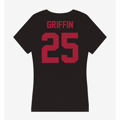 Alabama - Men's Basketball Alumni : Artie Griffin - Women's V-Neck T-Shirt-3