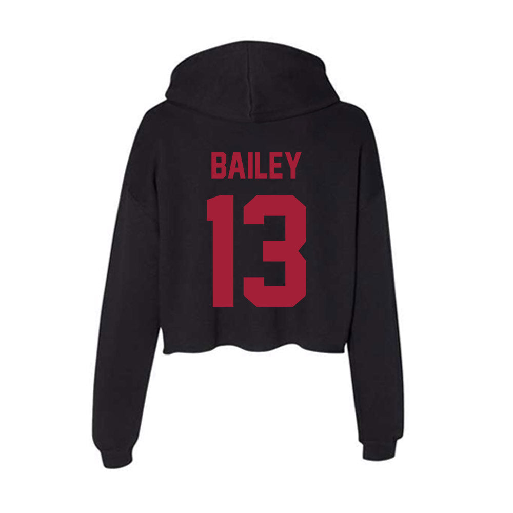 Alabama - Football Alumni : Kecalf Bailey - Women's Crop Fleece Hoodie-1