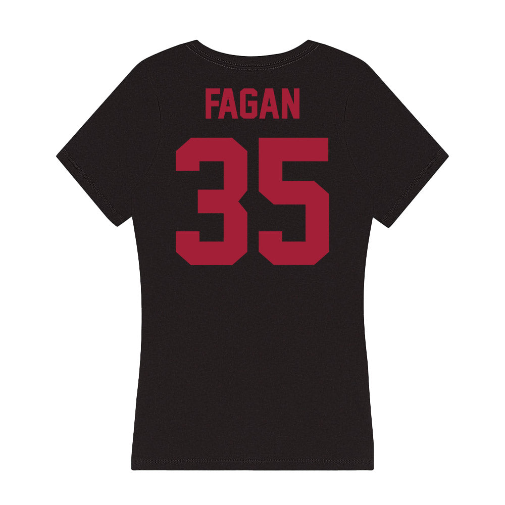 Alabama - Football Alumni : Jeff Fagan - Women's V-Neck T-Shirt-1