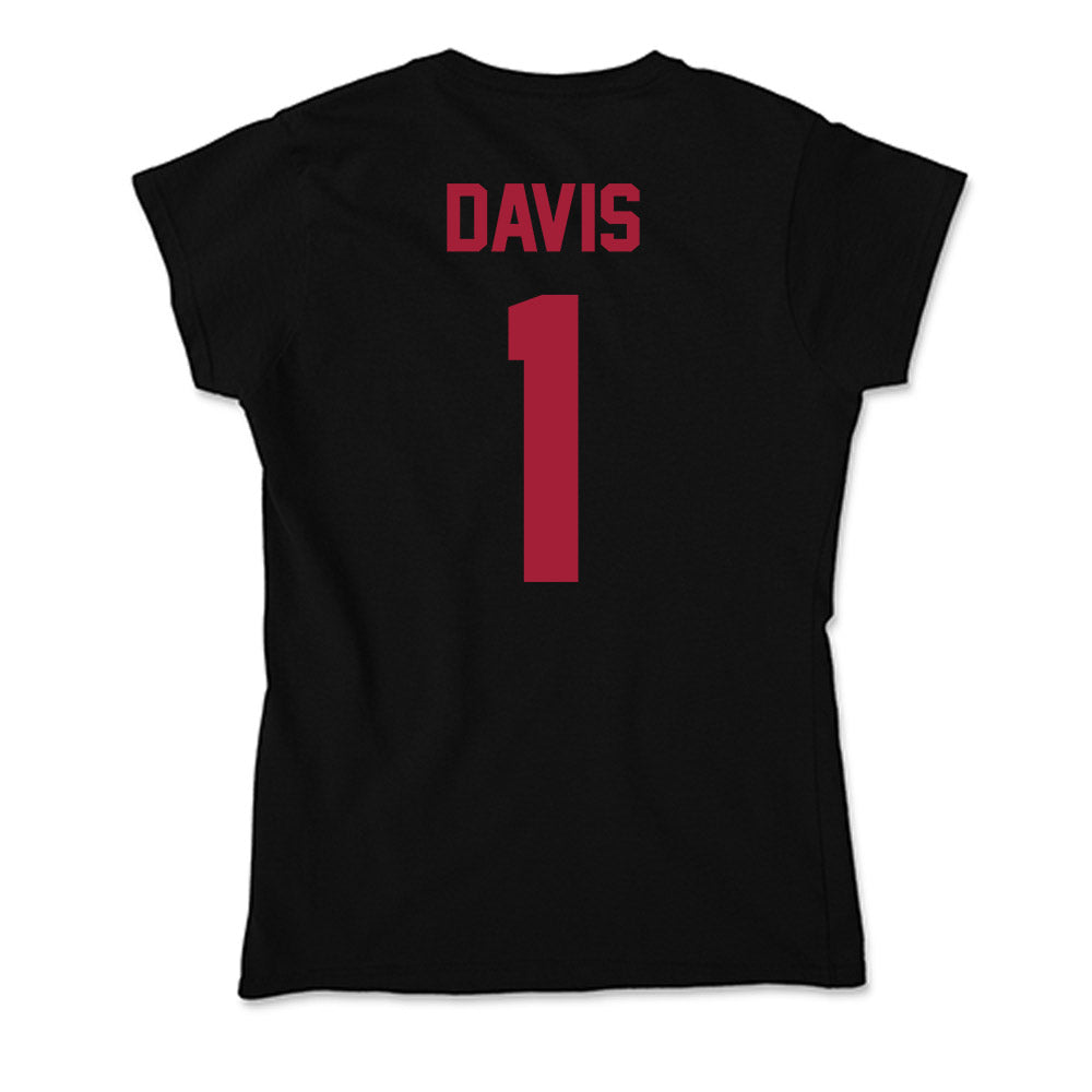 Alabama - Men's Basketball Alumni : Charles Davis - Soft Style Women’s T-Shirt-1