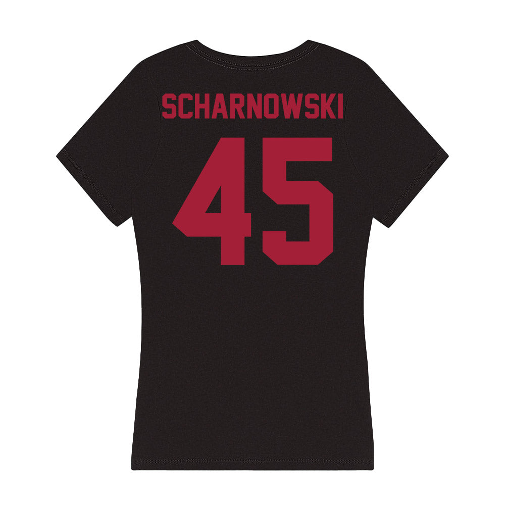 Alabama - NCAA Men's Basketball : Max Scharnowski - Women's V-Neck T-Shirt-2