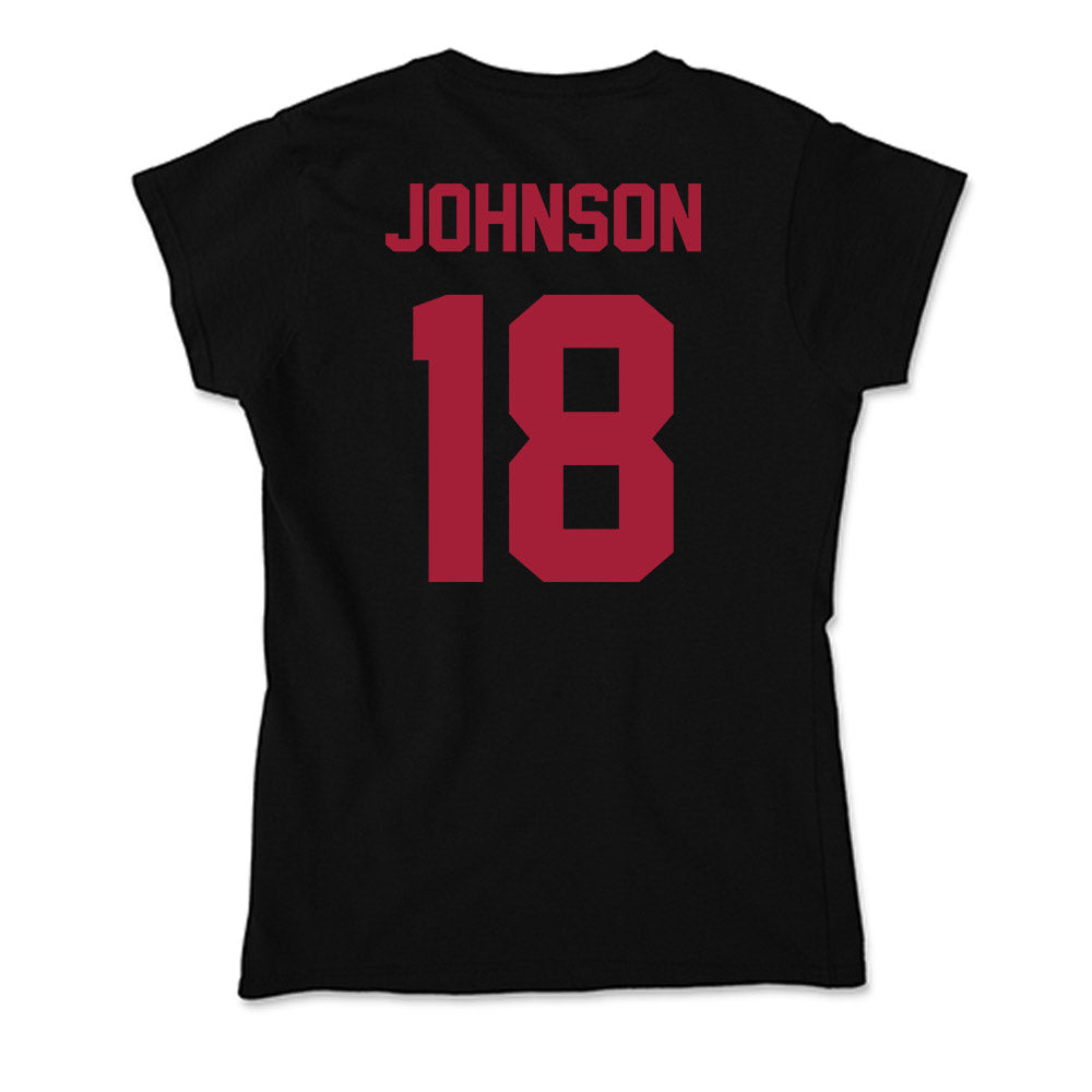 Alabama - NCAA Softball : Lauren Johnson - Soft Style Women’s T-Shirt-1