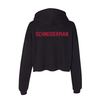 Alabama - NCAA Women's Rowing : Lauren Schneiderman - Women's Crop Fleece Hoodie-1