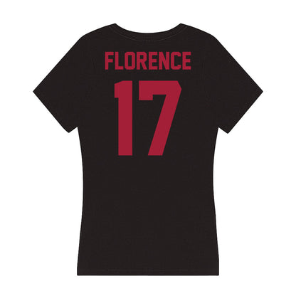 Alabama - Football Alumni : Craige Florence - Women's V-Neck T-Shirt-1