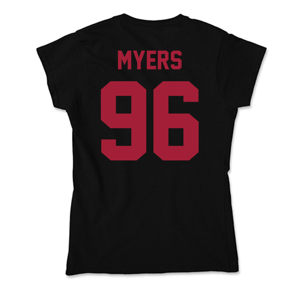 Alabama - Football Alumni : Michael Myers - Soft Style Women’s T-Shirt-1