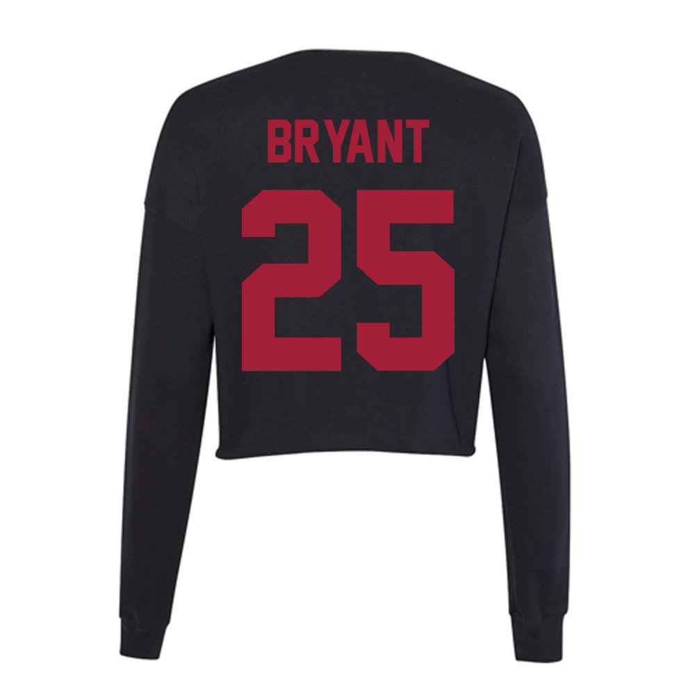 Alabama - Football Alumni : Fernando Bryant - Women's Cropped Crew Fleece-1