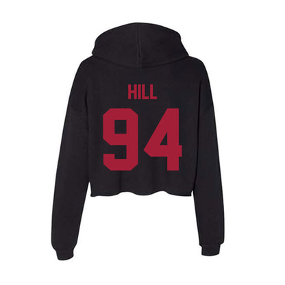 Alabama - NCAA Football : Edric Hill - Women's Crop Fleece Hoodie-1