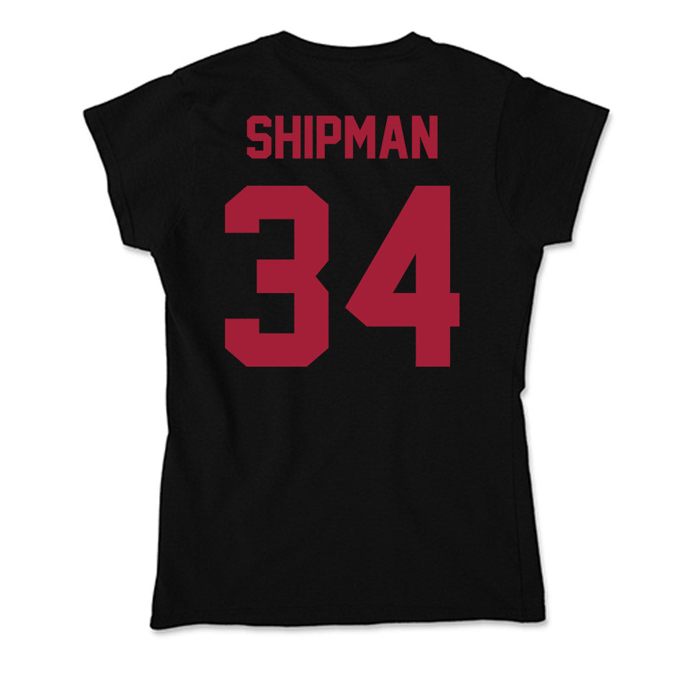 Alabama - Softball Alumni : Ally Shipman - Soft Style Women’s T-Shirt-1