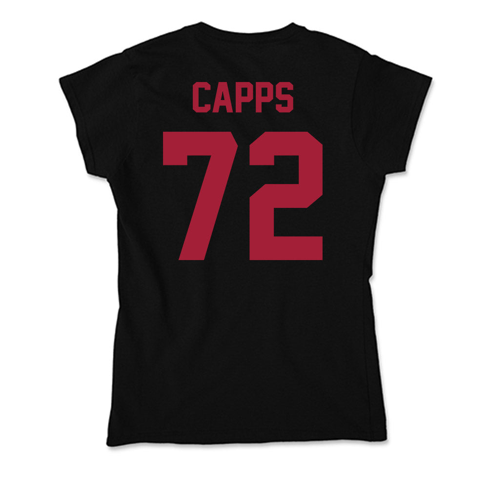 Alabama - Football Alumni : Chris Capps - Soft Style Women’s T-Shirt-1