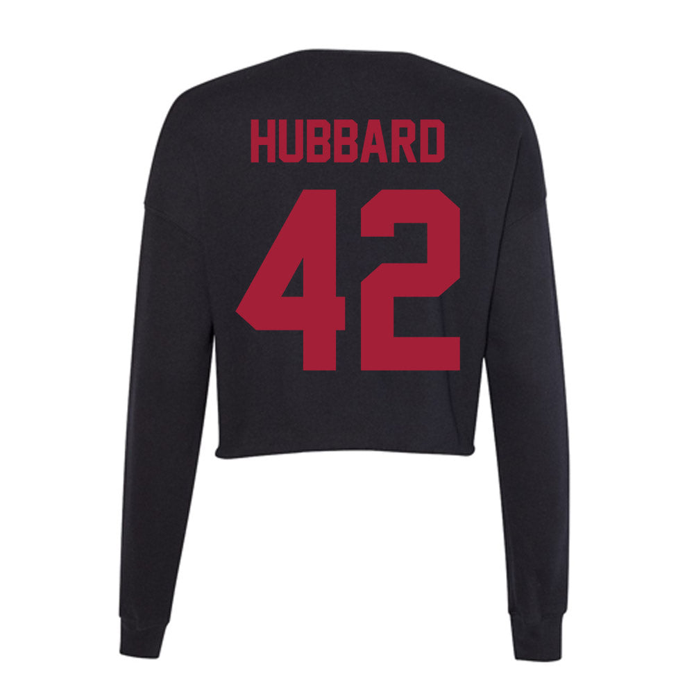 Alabama - Football Alumni : Adrian Hubbard - Women's Cropped Crew Fleece-1