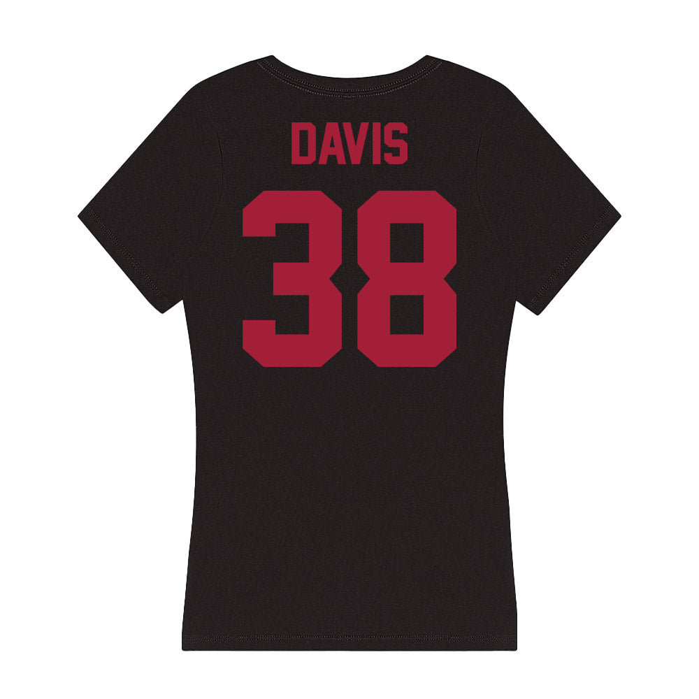 Alabama - Football Alumni : Johnny Davis - Women's V-Neck T-Shirt-1