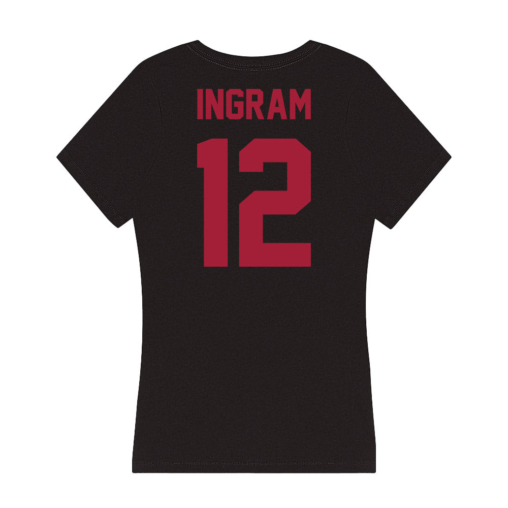 Alabama - Men's Basketball Alumni : Dazon Ingram - Women's V-Neck T-Shirt-1