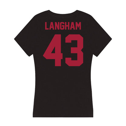 Alabama - Football Alumni : Antonio Langham - Women's V-Neck T-Shirt-1