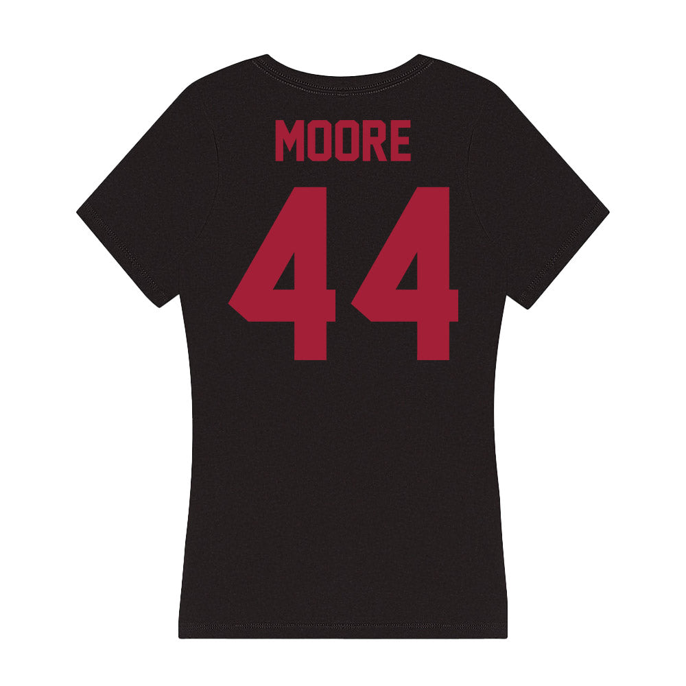 Alabama - Football Alumni : Eric Moore - Women's V-Neck T-Shirt-1