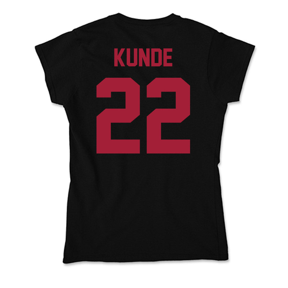 Alabama - NCAA Women's Soccer : Leah Kunde - Soft Style Women’s T-Shirt-1