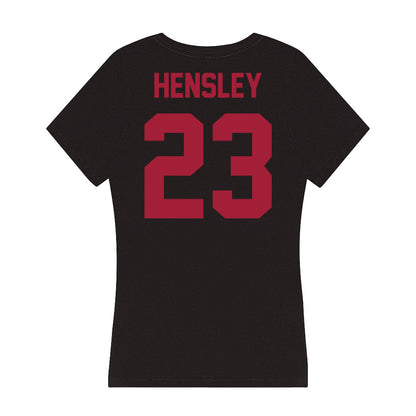 Alabama - Softball Alumni : Faith Hensley - Women's V-Neck T-Shirt-1