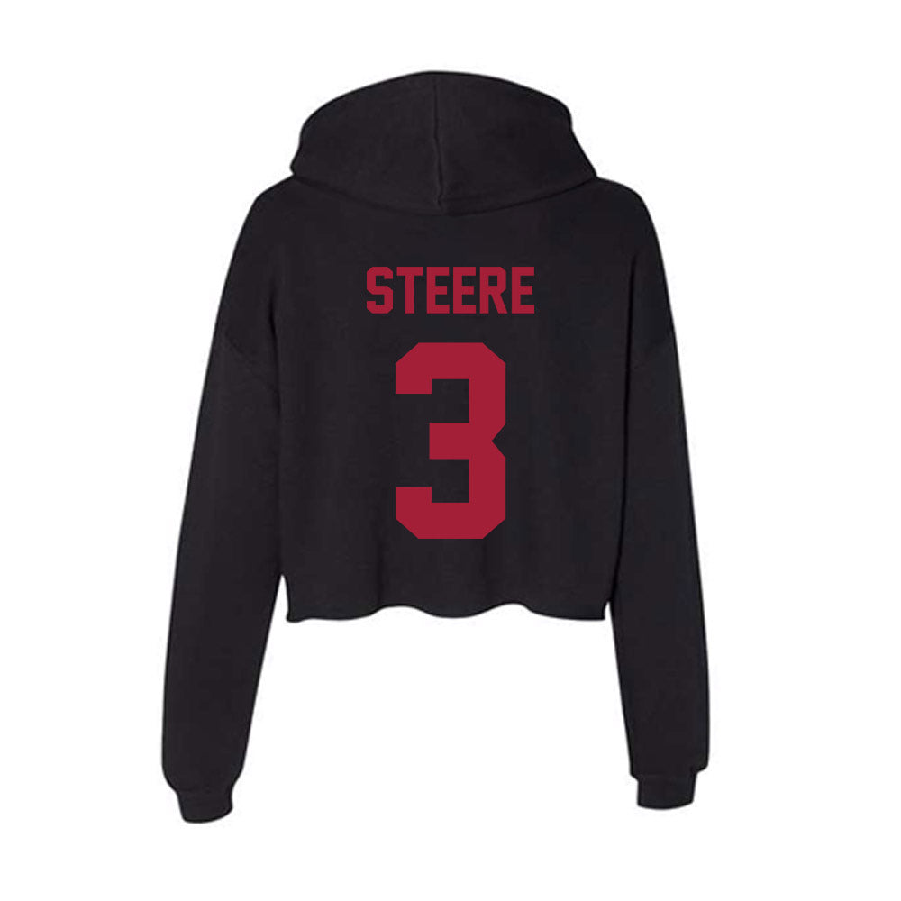 Alabama - NCAA Women's Soccer : Brooke Steere - Women's Crop Fleece Hoodie-1