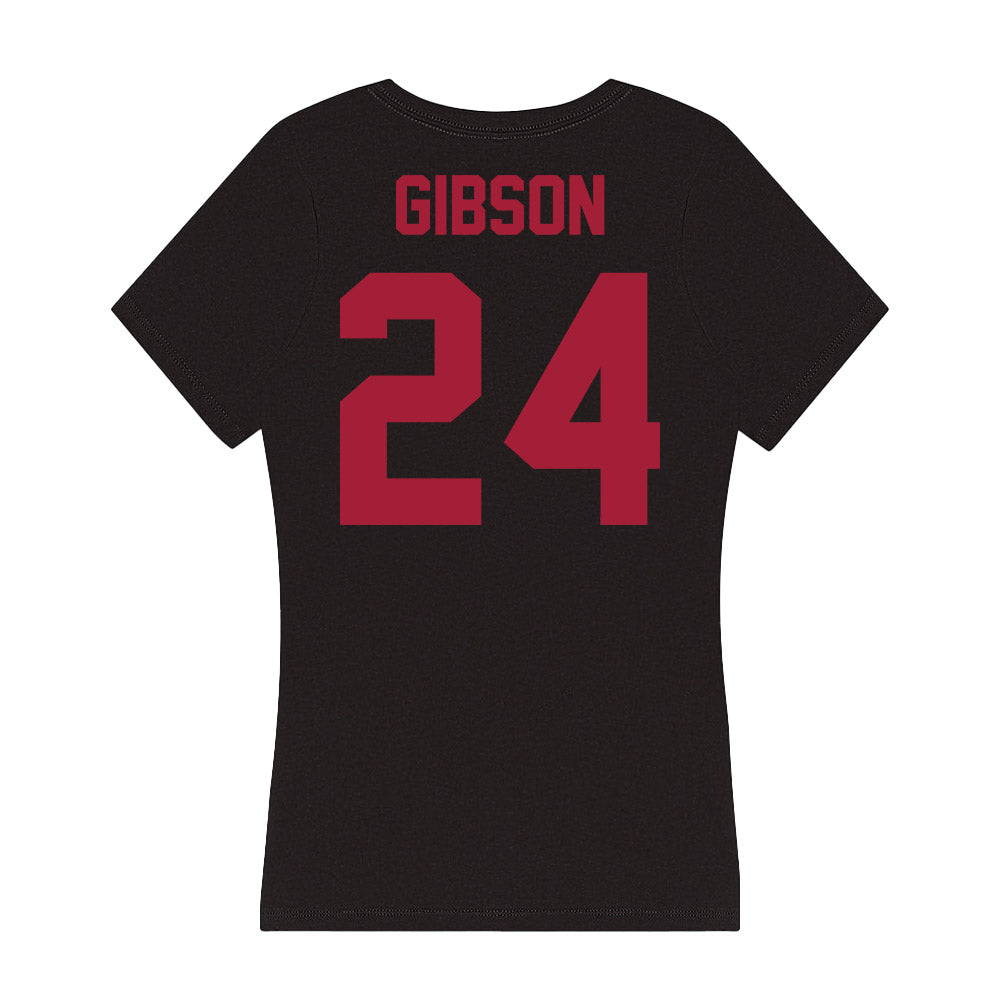 Alabama - Softball Alumni : Olivia Gibson - Women's V-Neck T-Shirt-1