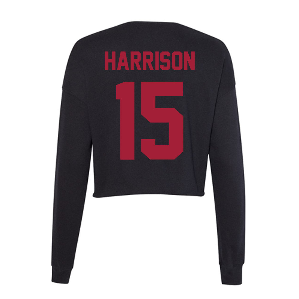 Alabama - Football Alumni : Ronnie Harrison - Women's Cropped Crew Fleece-1