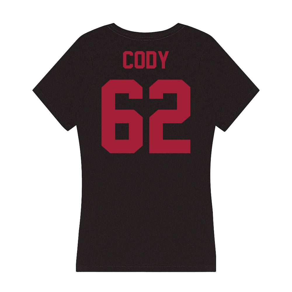 Alabama - Football Alumni : Terrence Cody - Women's V-Neck T-Shirt-1