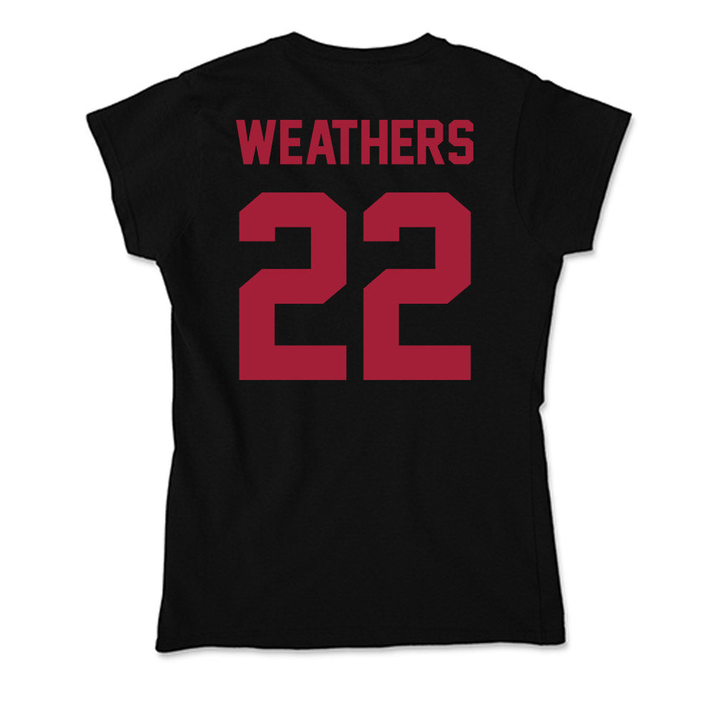 Alabama - NCAA Women's Basketball : Karly Weathers - Soft Style Women’s T-Shirt-1