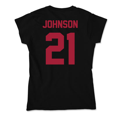 Alabama - Men's Basketball Alumni : Britton Johnson - Soft Style Women’s T-Shirt-1