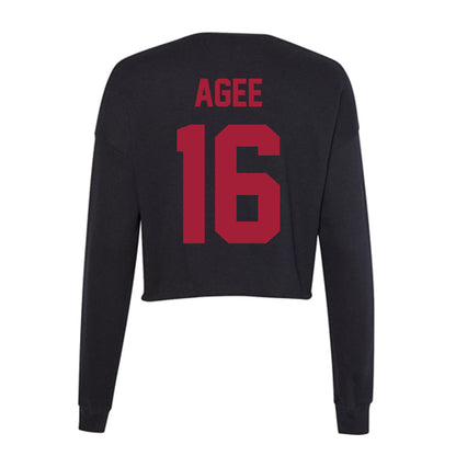 Alabama - NCAA Women's Volleyball : Sophie Agee - Women's Cropped Crew Fleece-1