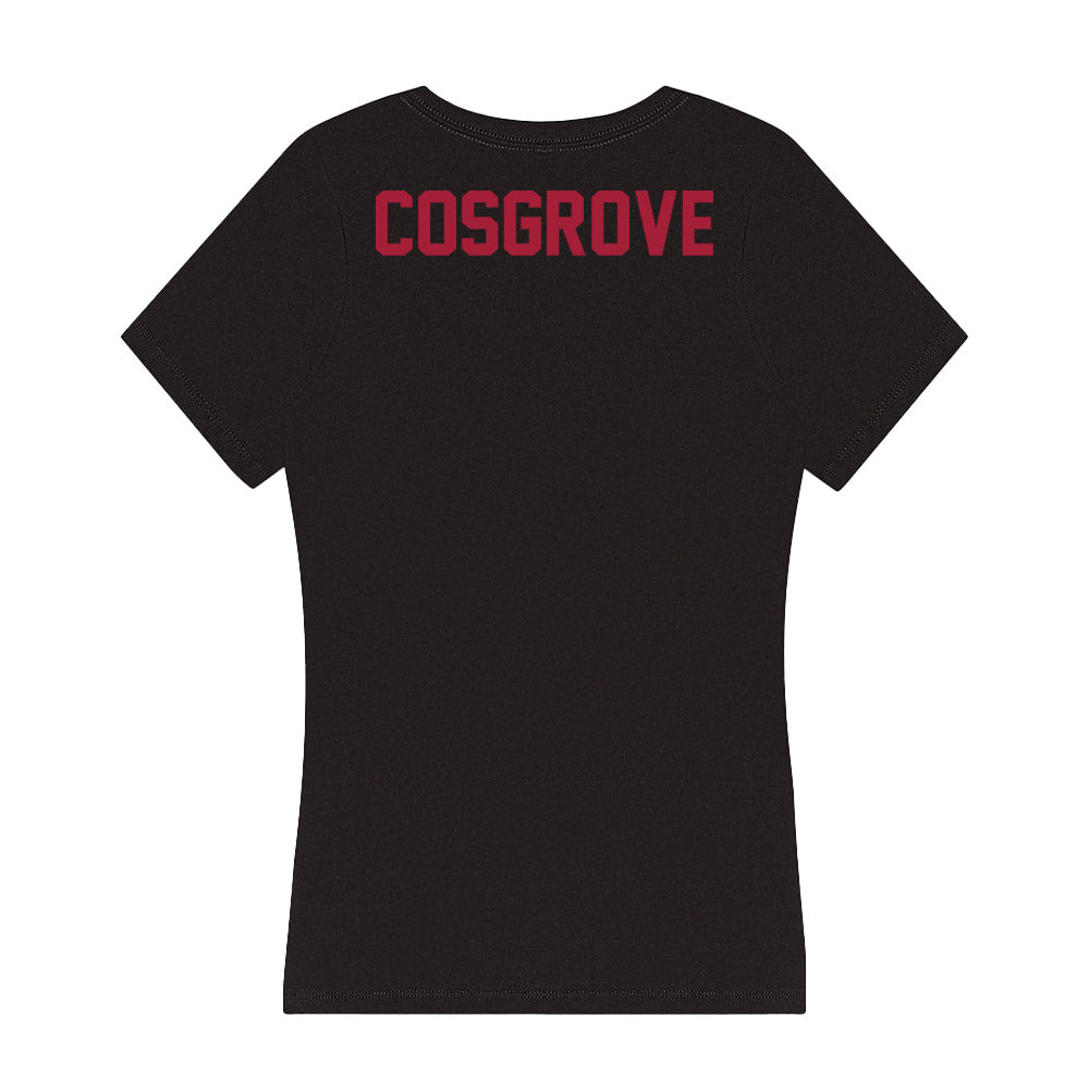 Alabama - NCAA Men's Swimming & Diving : Colin Cosgrove - Women's V-Neck T-Shirt-2