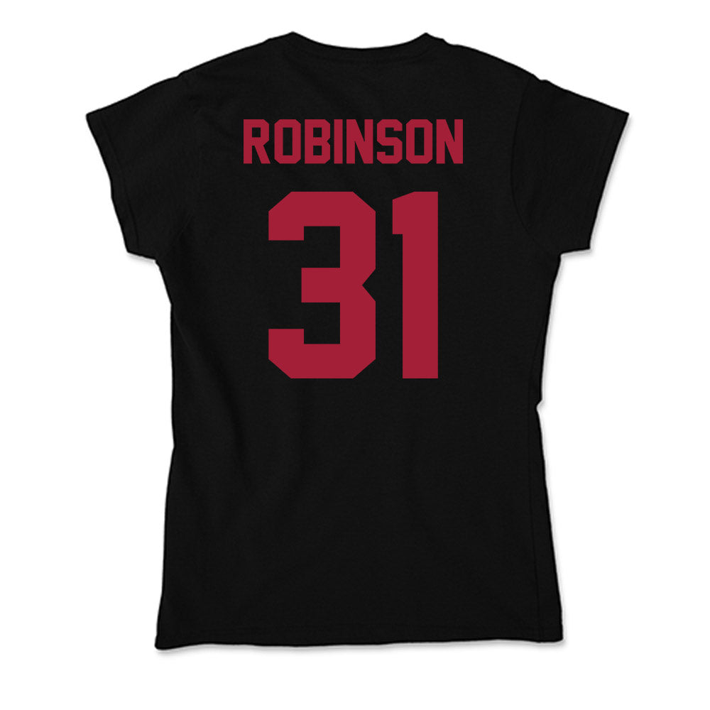 Alabama - Men's Basketball Alumni : James Hollywood Robinson - Soft Style Women’s T-Shirt-1