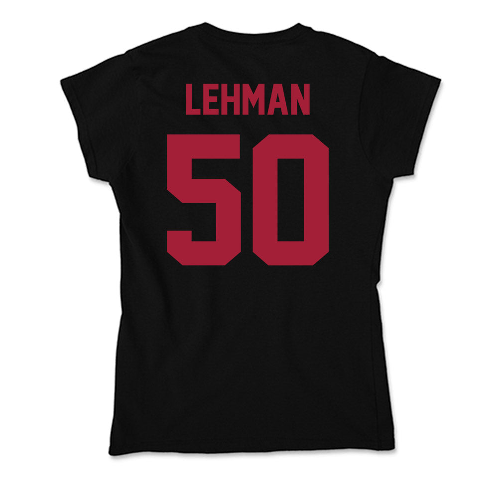 Alabama - NCAA Baseball : Connor Lehman - Soft Style Women’s T-Shirt-1