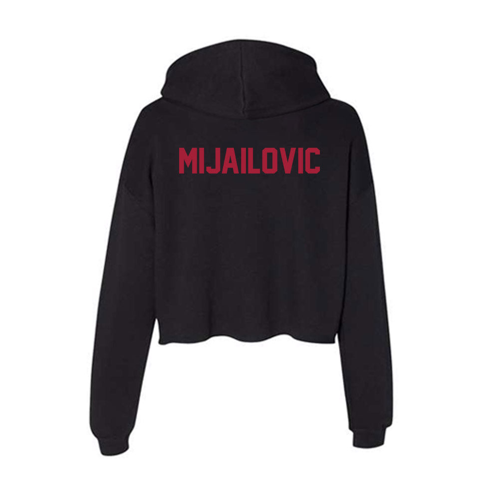 Alabama - NCAA Women's Rowing : Andrijana Mijailovic - Women's Crop Fleece Hoodie-1