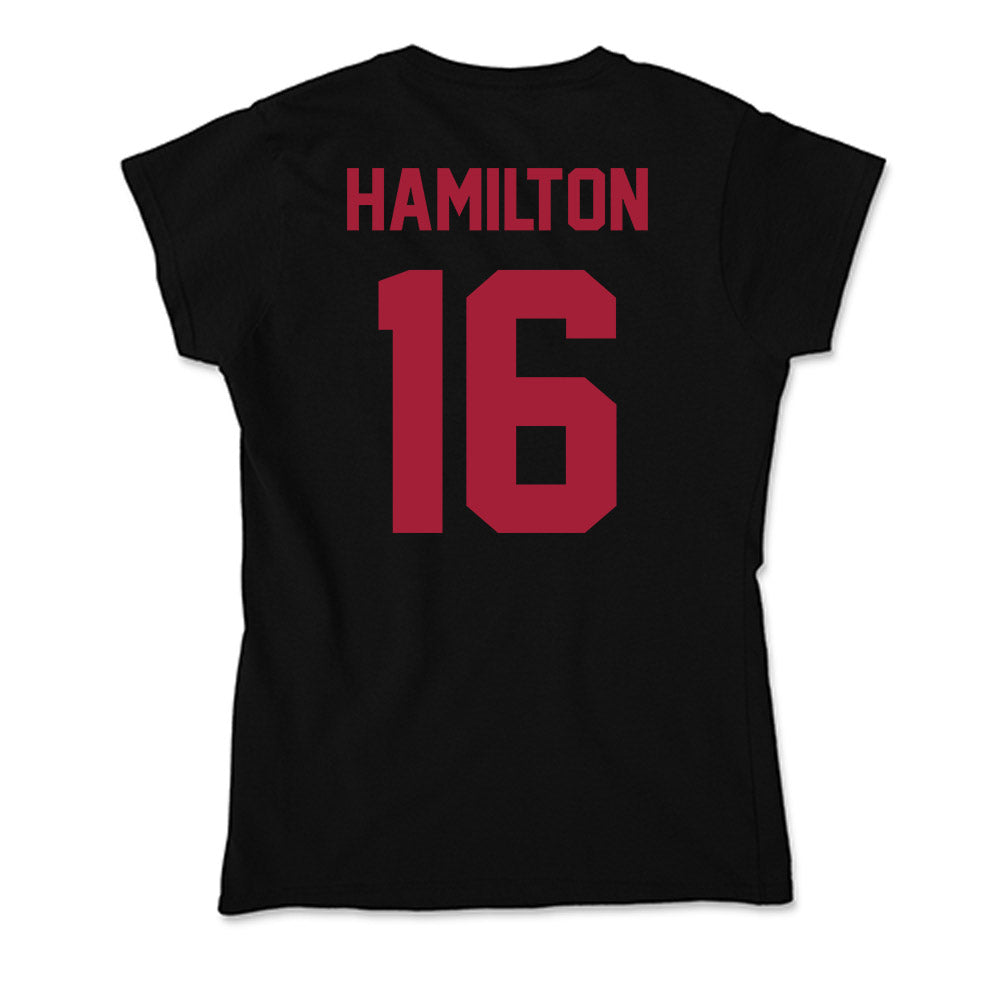 Alabama - NCAA Football : Jaren Hamilton - Soft Style Women’s T-Shirt-1