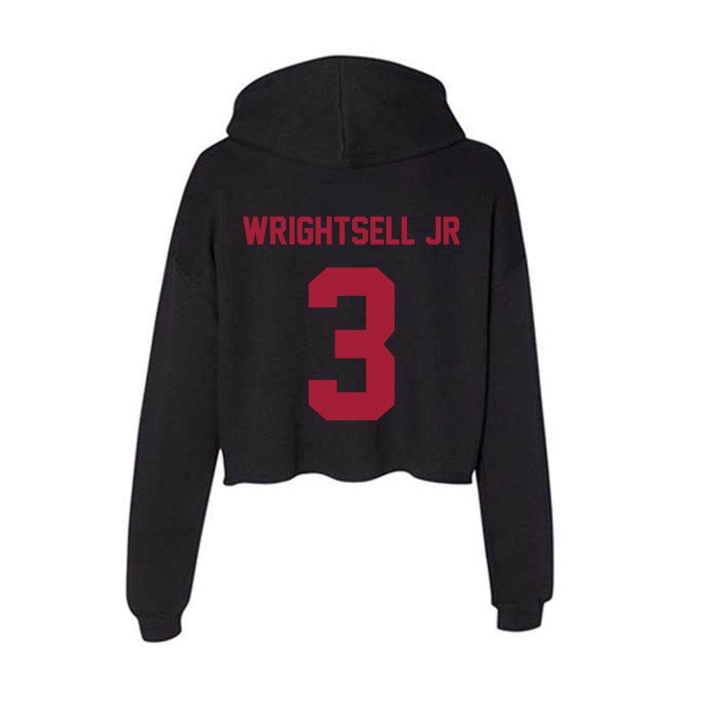 Alabama - NCAA Men's Basketball : Latrell Wrightsell Jr - Women's Crop Fleece Hoodie-1