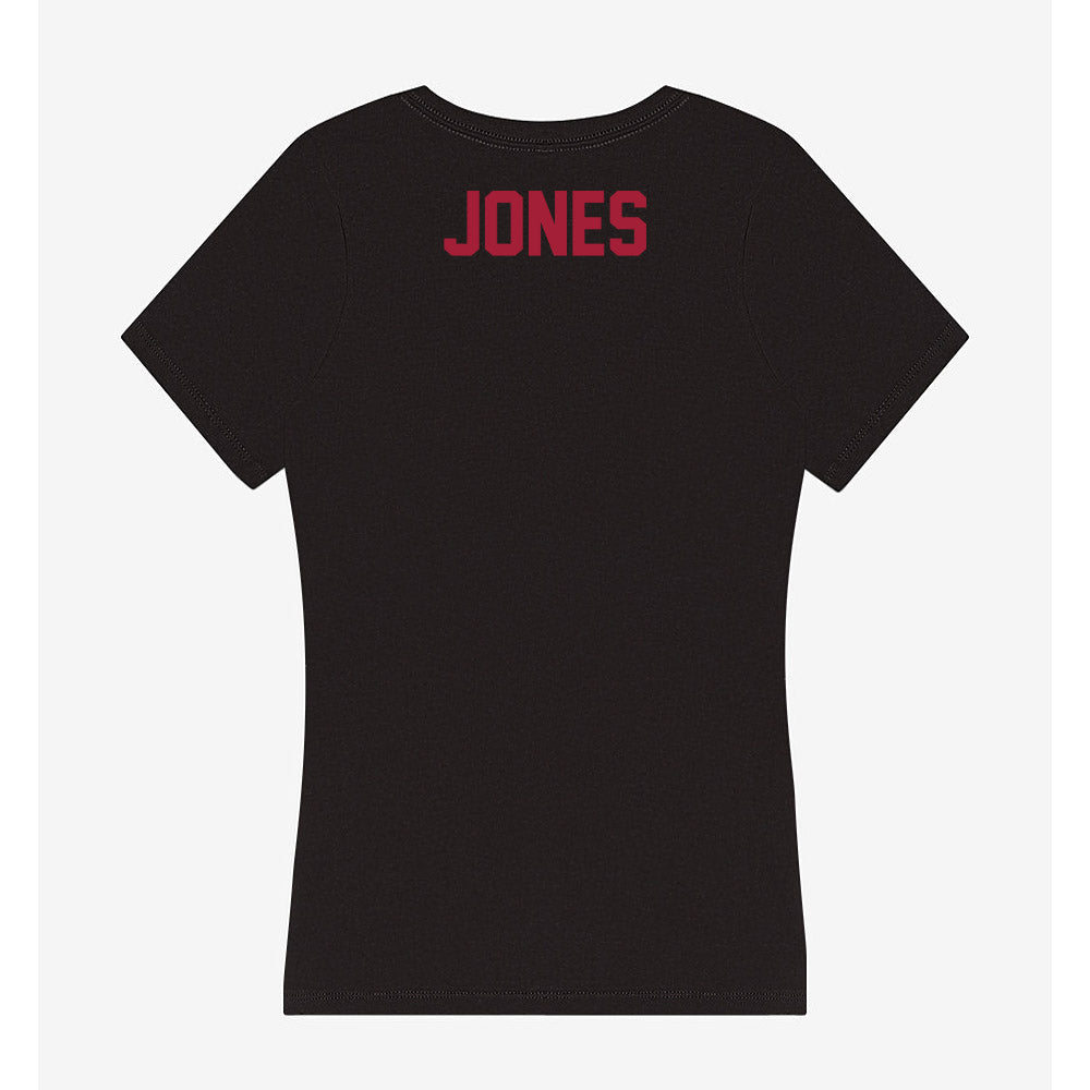 Alabama - NCAA Men's Swimming & Diving : Tanner Jones - Women's V-Neck T-Shirt-3